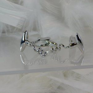 CORK SCREW CUFF LINKS